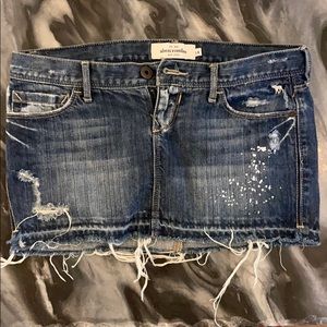 Jean skirt- Abercrombie kids